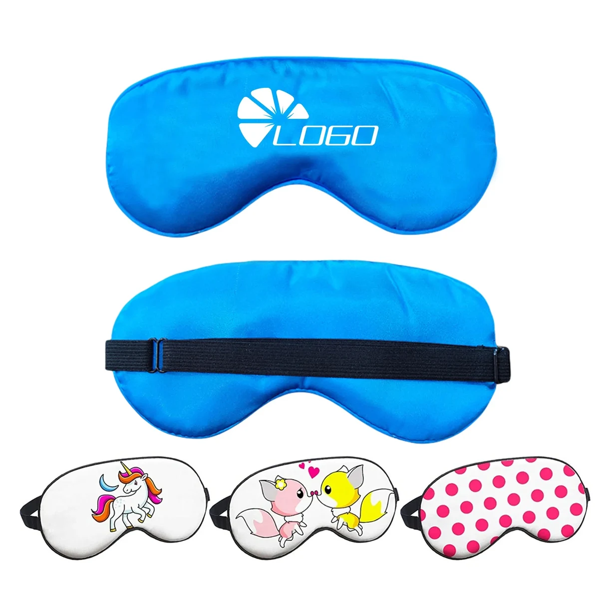 MOQ50 Polyester Sleep Eye Mask 1