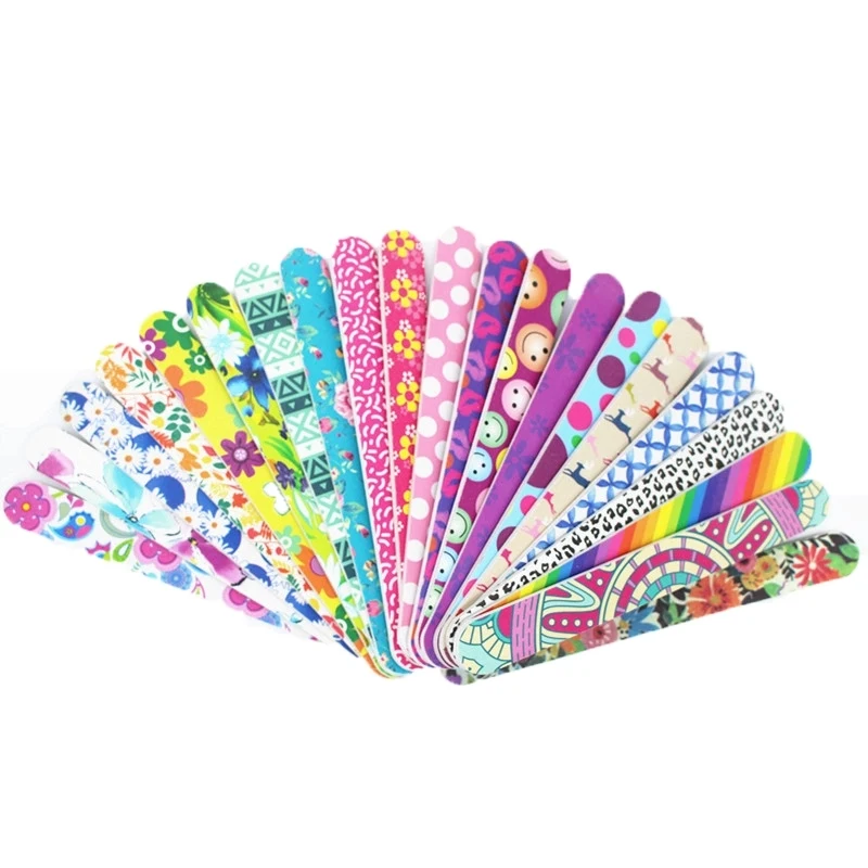 7' Multi-Color Thick Foam Nail File with PVC bag 1