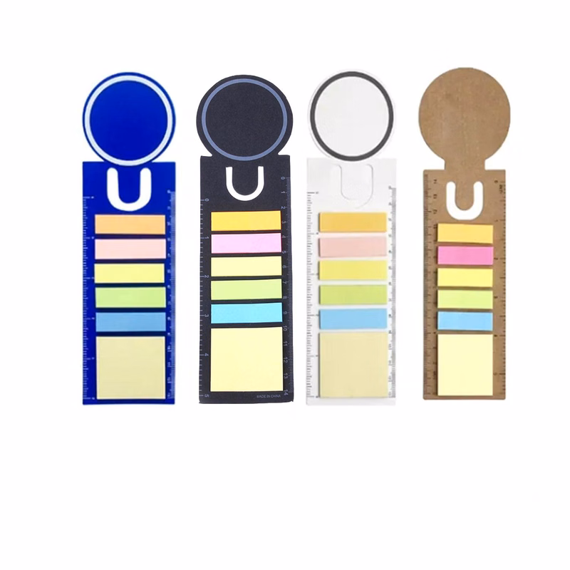 Eco Ruler Printed 5-color Sticky Notes
