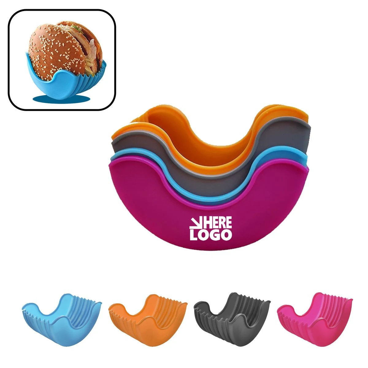 Reusable Hamburger Stand 1