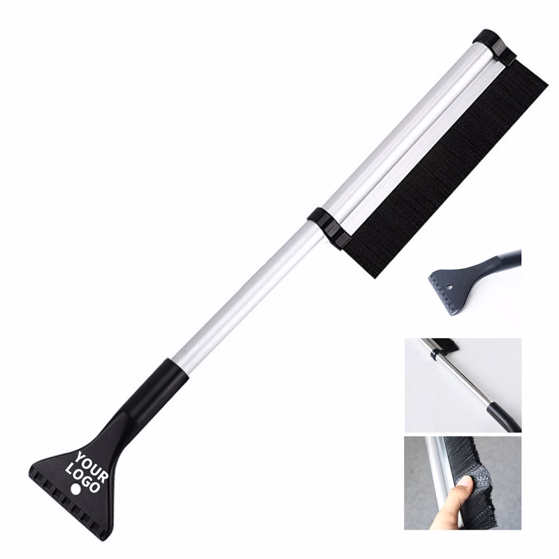 Extendable Snow Brush With Ice Scraper 16.6" To 23.6"