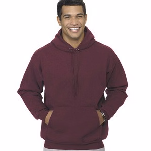 Embroidered Hanes P170EMB Adult Long Sleeve Hooded Sweatshirt
