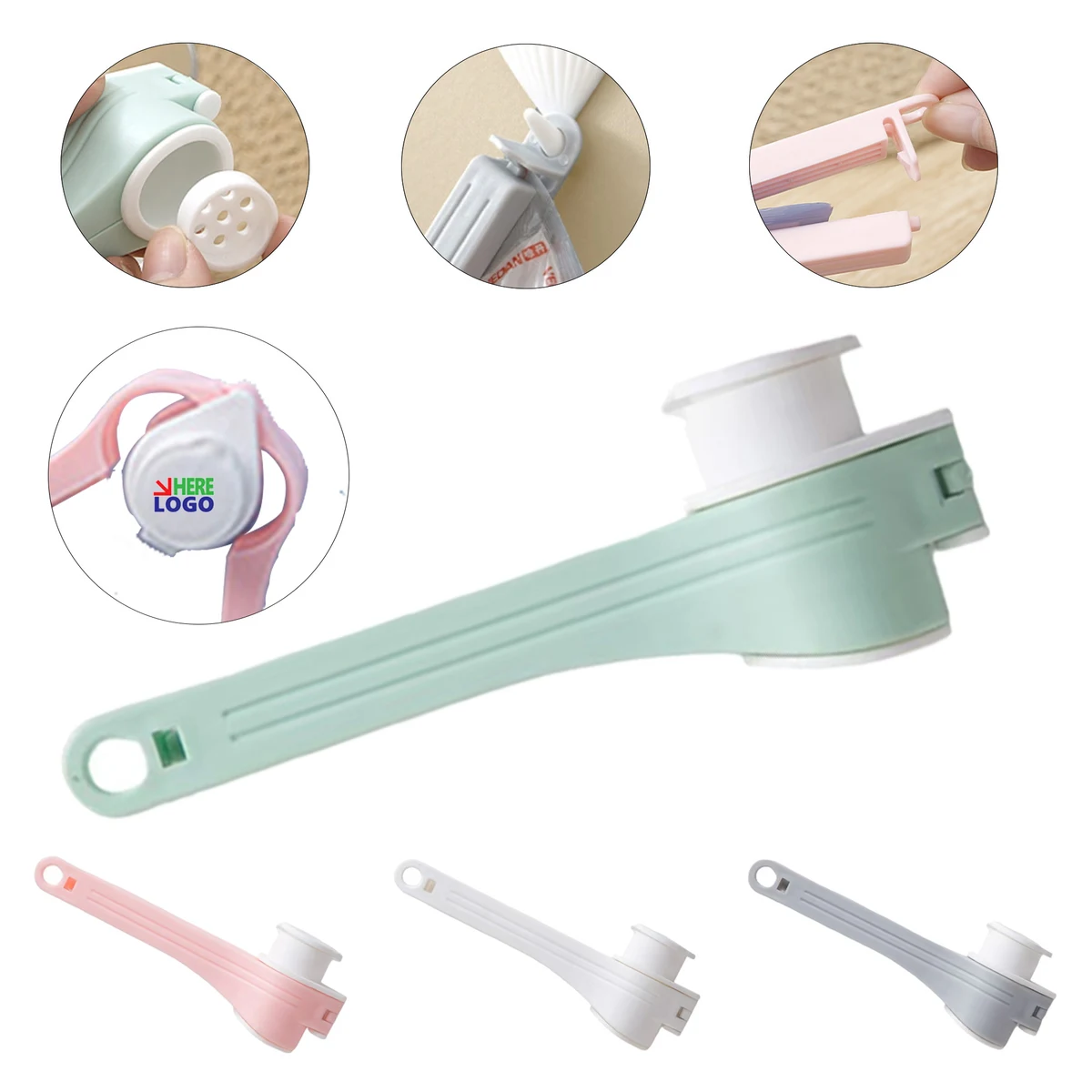 Sealed Bag Clip with Outlet 1