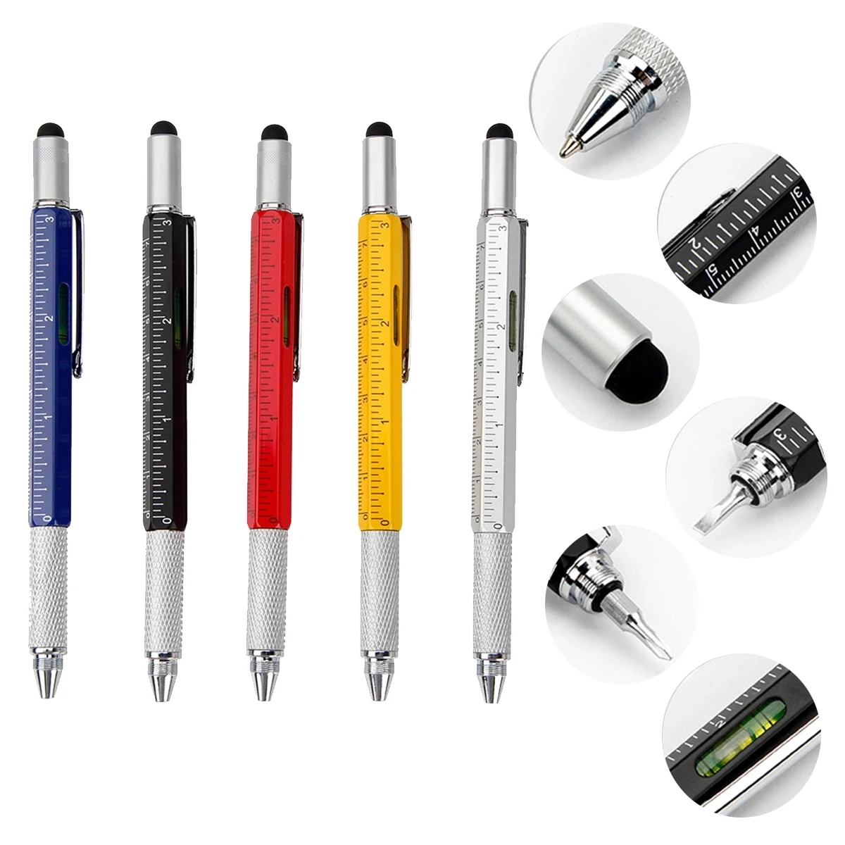 6 in 1 Multifunction Ballpoint Pen 1