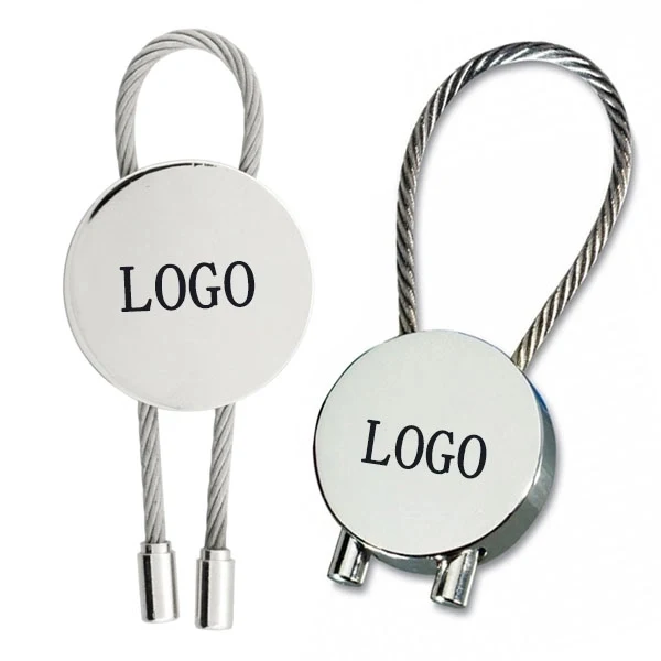 Wire Round Metal Key Ring 1