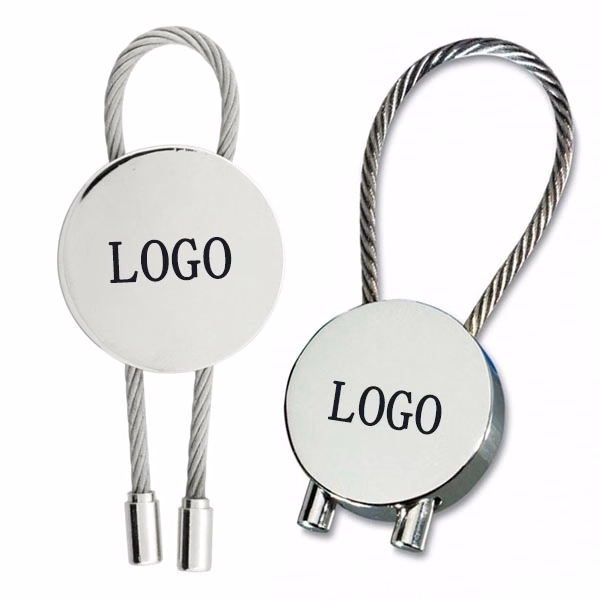 Wire Round Metal Key Ring