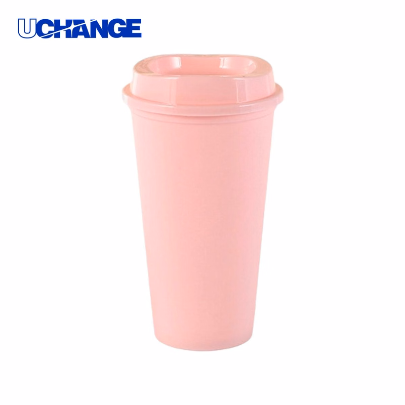 PP Coffee Cup 16 Ounce with Lid Reusable