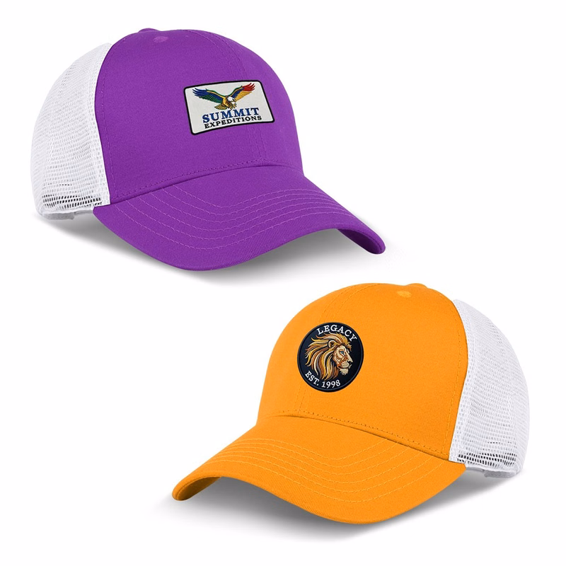 Custom Logo 6 Panel Low Profile Trucker Cap