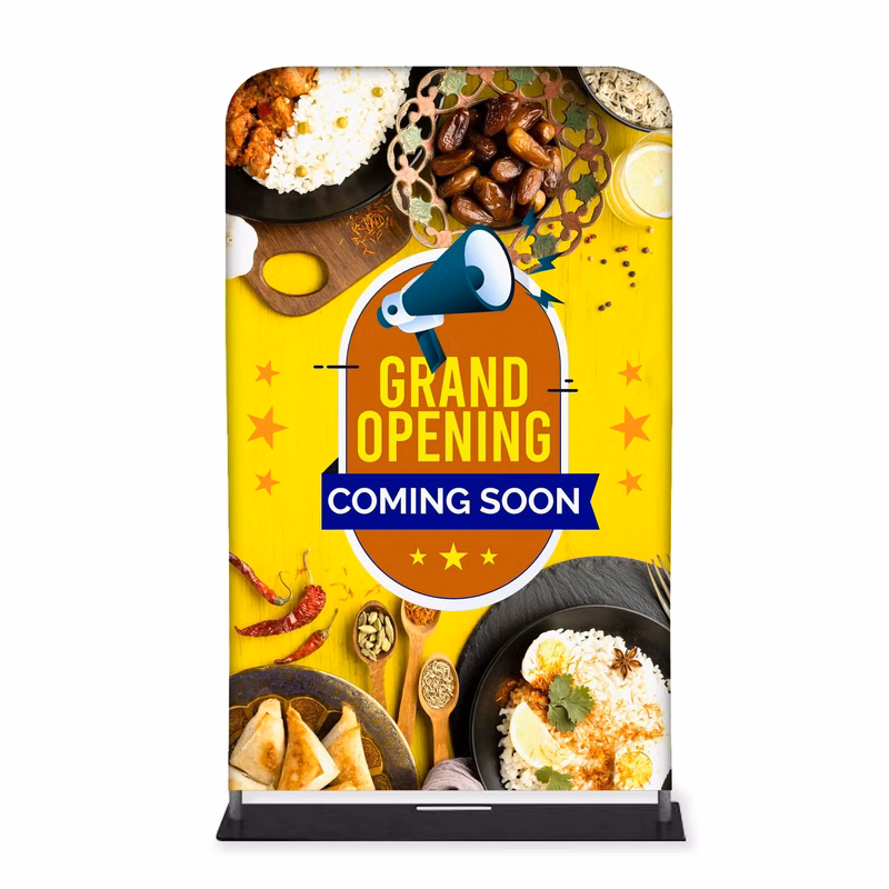 Tube Banner, Double Sided Digitally Printed - 7.5'x4'