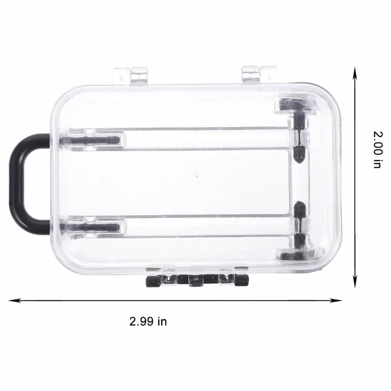 Plastic Suitcase Design Transparent Jewelry Box