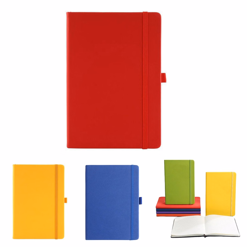 A6 PU Leather Notebook W/ Pen Holder