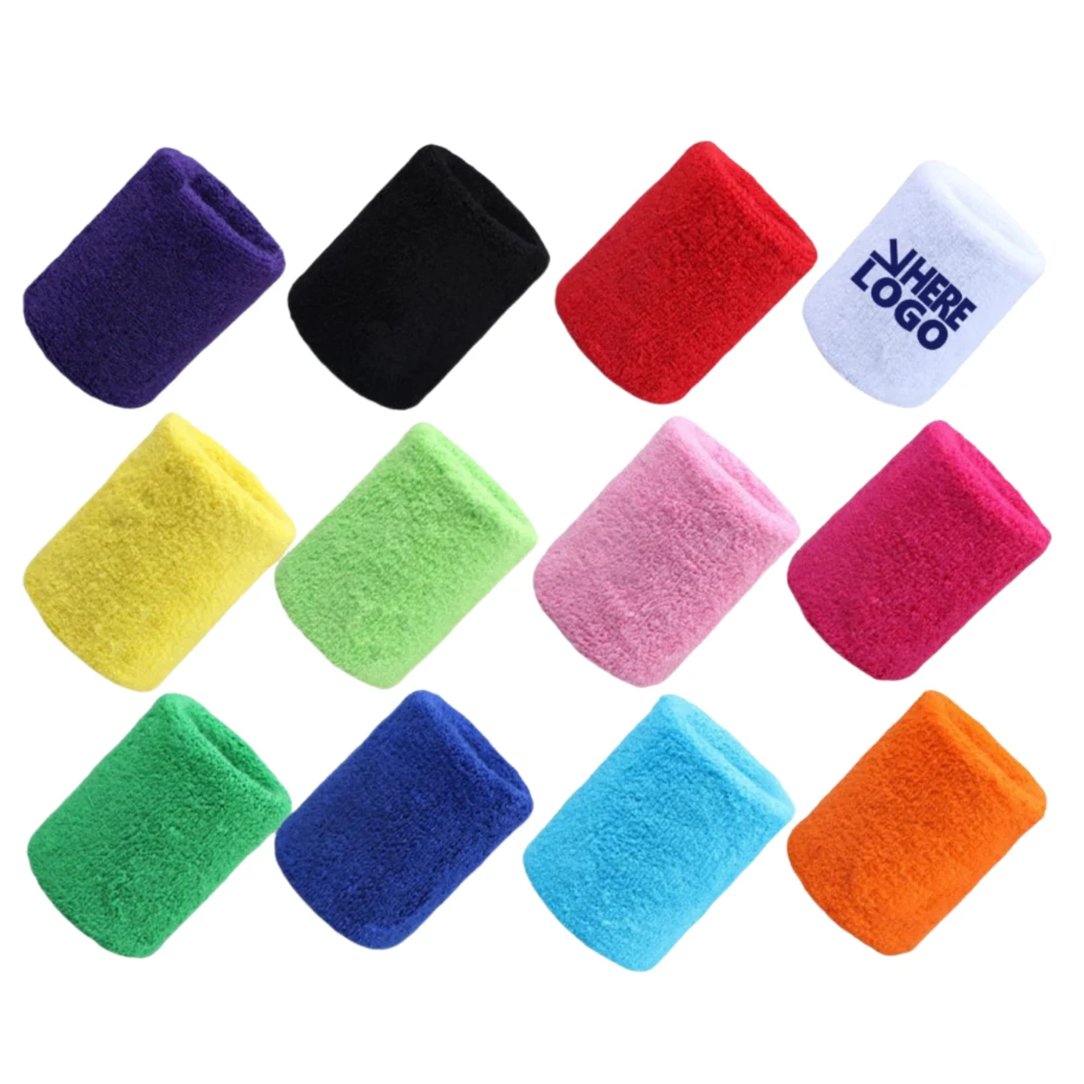 AthletiCool Cotton Sweat-Absorbing Wristband 1