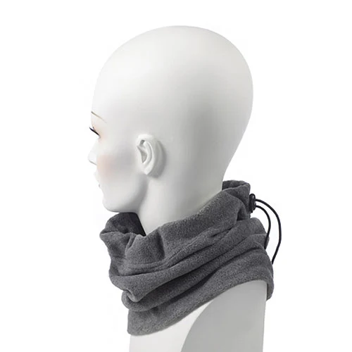 Charcoal Gray Fleece Neck Gaiter 1