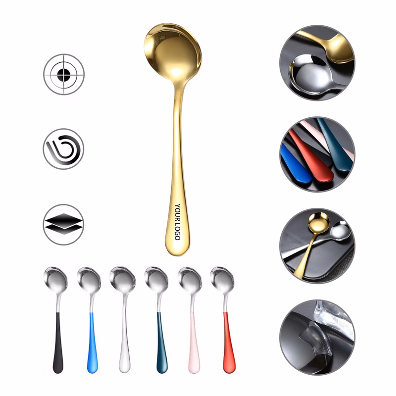 Stainless Steel Round Spoons