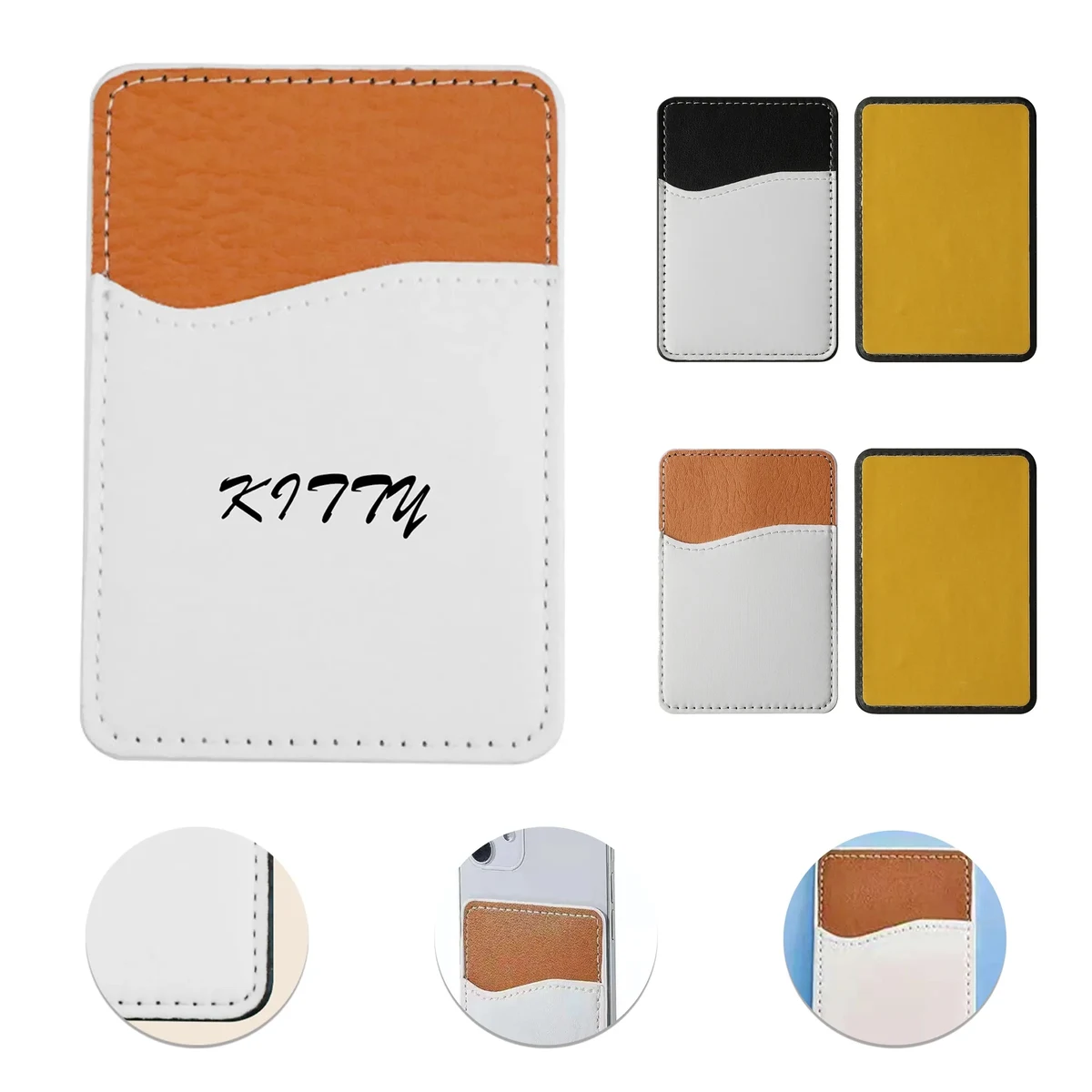 Leatherette Phone Wallets 1