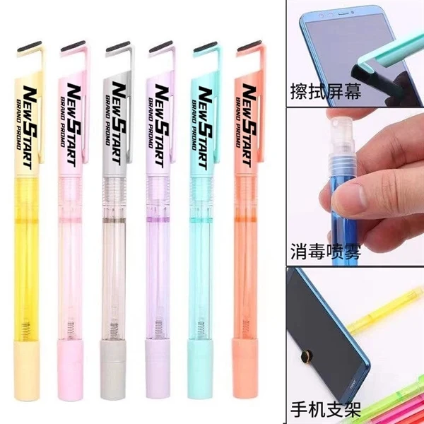 Custom 2-in-1 Sanitizer Spray Pen — Travel-Ready Hygiene and Writing Tool 1