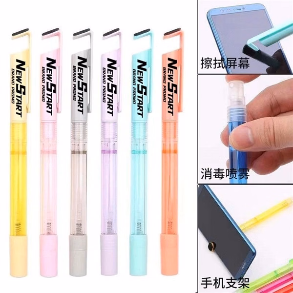 Custom 2-in-1 Sanitizer Spray Pen — Travel-Ready Hygiene and Writing Tool