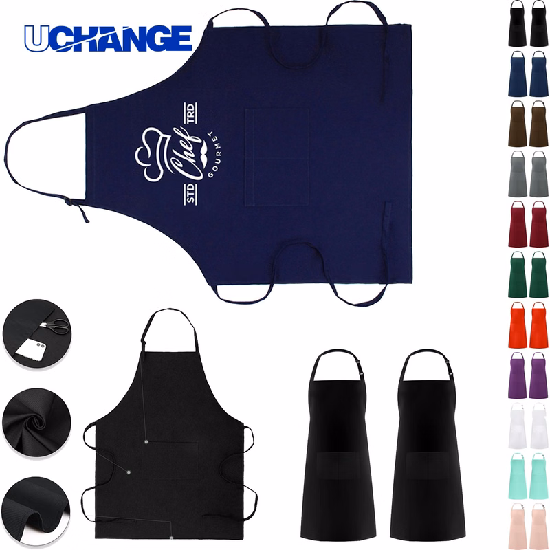 Versatile Polyester Apron Protective Wear