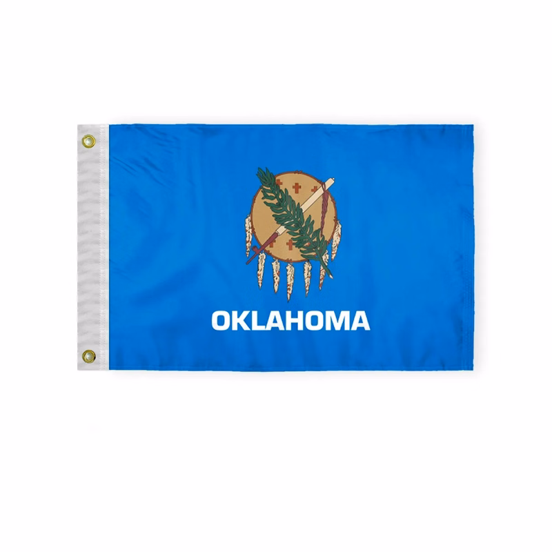 12"x18" to 8'x12' Oklahoma Nylon Flags