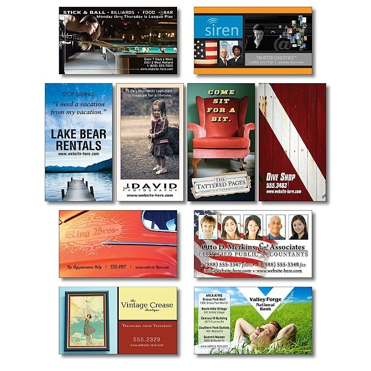Business Card Magnet - 3.5x2 - 20 Mil UV Coated (Square Corners) 1