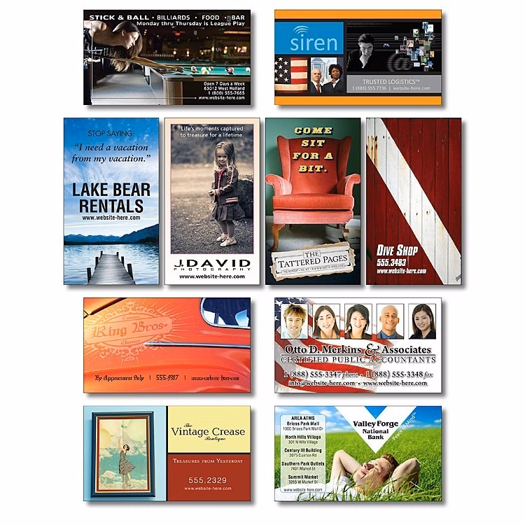 Business Card Magnet - 3.5x2 - 20 Mil UV Coated (Square Corners)