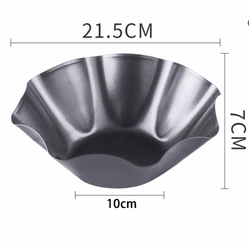 Non-stick tostada bakers extra thick taco salad bowl pan