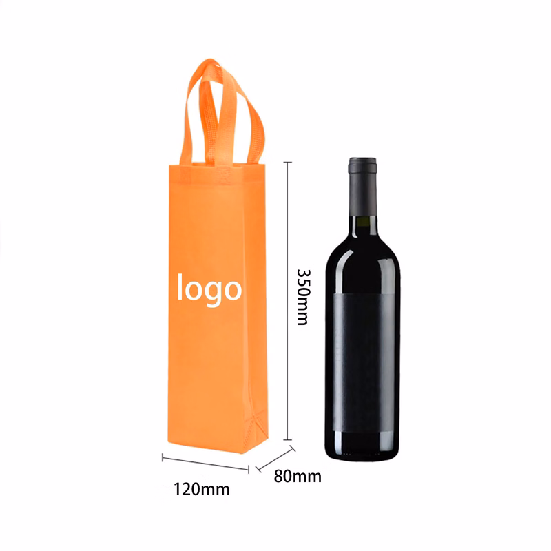 Custom Wine Tote Non-Woven Bag