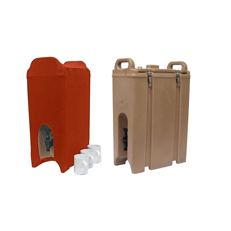 Blank 5 Gallon Contour Cambro Dispenser Serving Cover 1