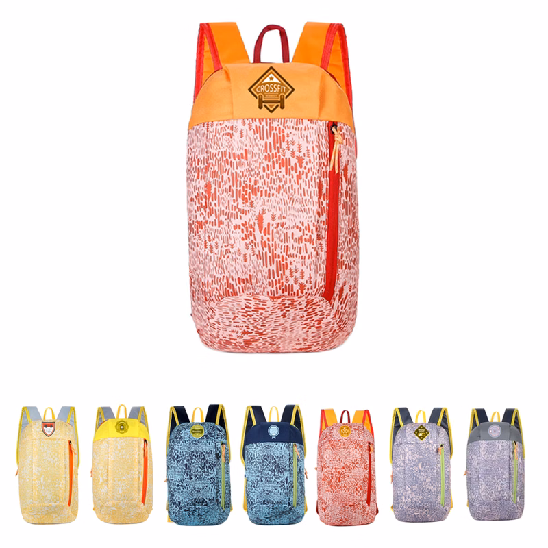 Stock Brushstroke Waterproof Nylon Backpack - 15.8x8.7x4 in