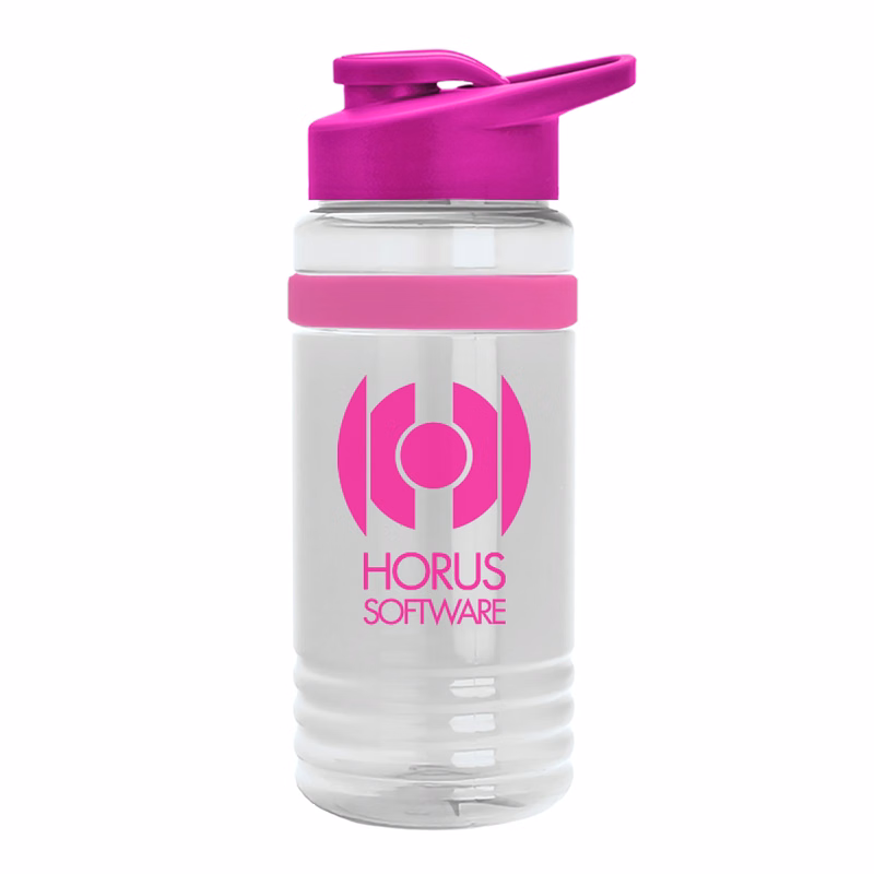 Groove Stripe ? 20 oz. Tritan Sports bottle with Drink thru