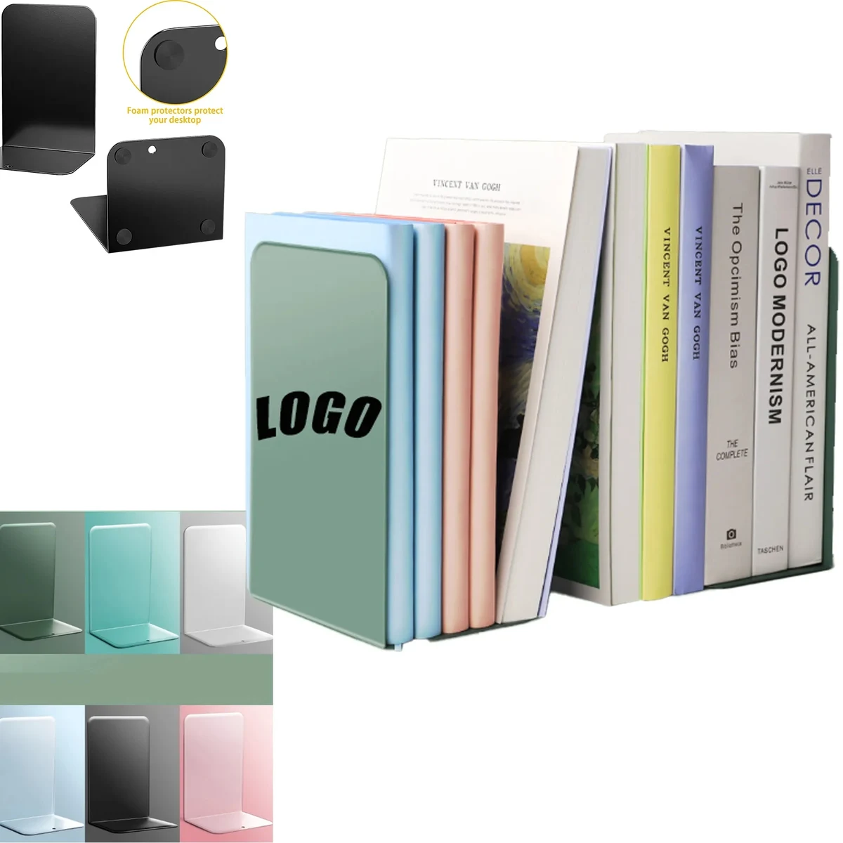 L-Shaped Bookcase And Desk Organizer 1