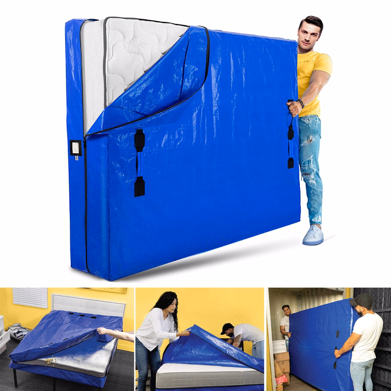 Mattress Bags for Moving with 8 Handles