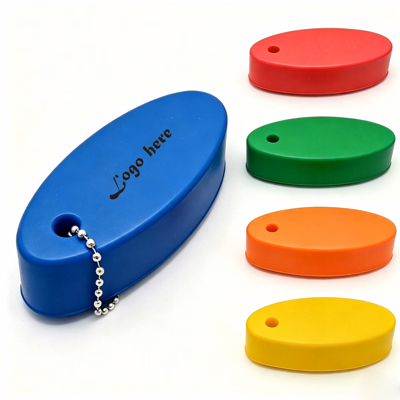 Oval Floating Key Float with Custom Logo Print