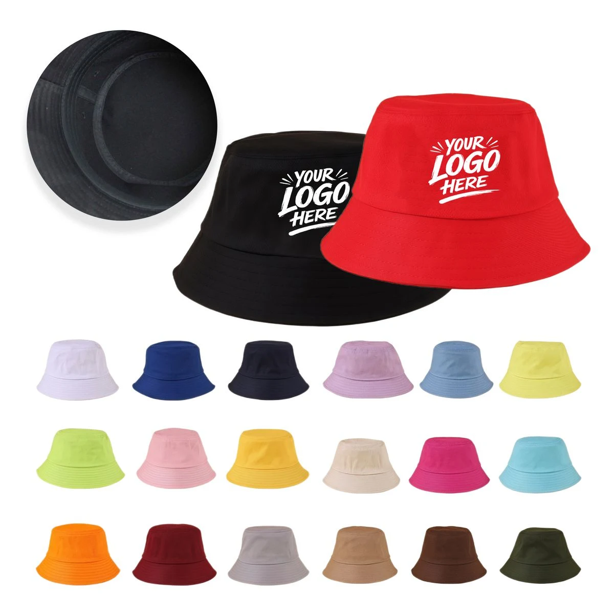 Lightweight Cotton Bucket Hat for Outdoor Sun 1