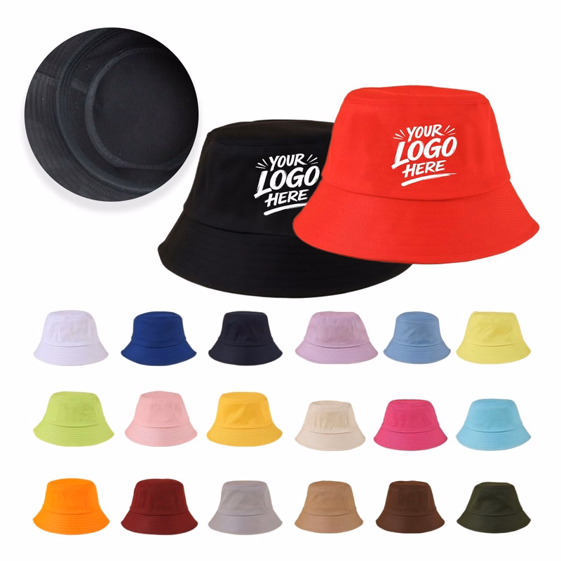 Lightweight Cotton Bucket Hat for Outdoor Sun
