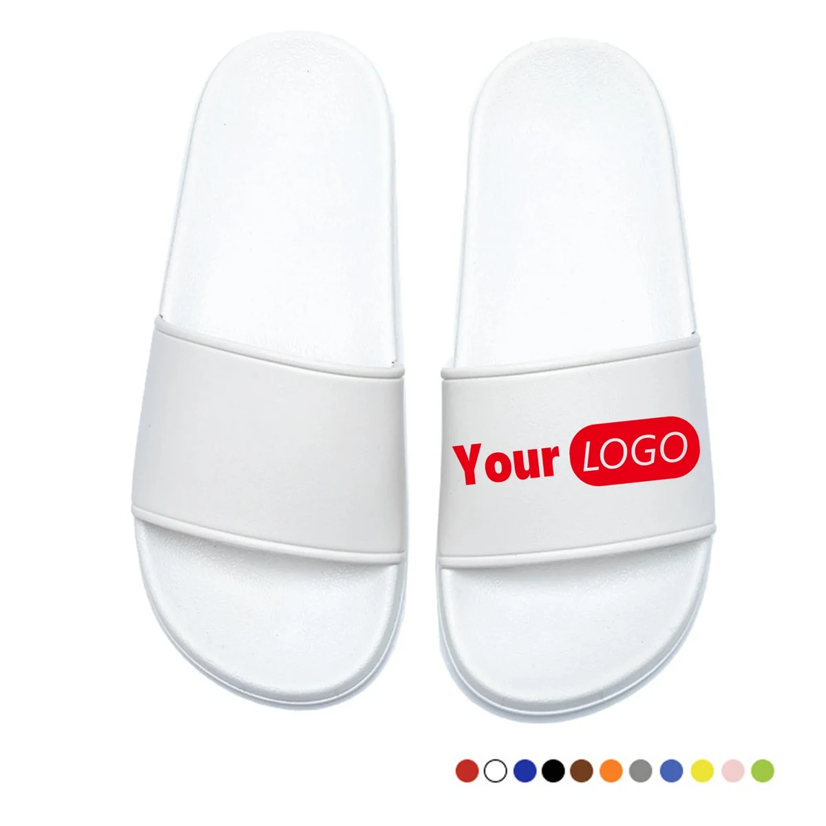 PVC Non-slip Slipper Slide Sandals Shoes MOQ 50PCS Custom 1