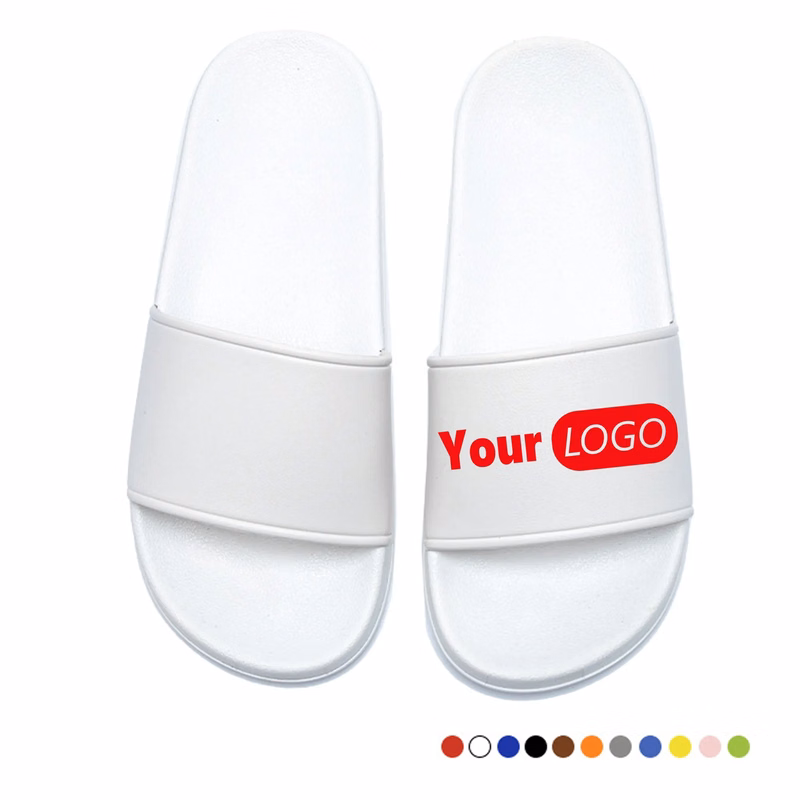 PVC Non-slip Slipper Slide Sandals Shoes MOQ 50PCS Custom