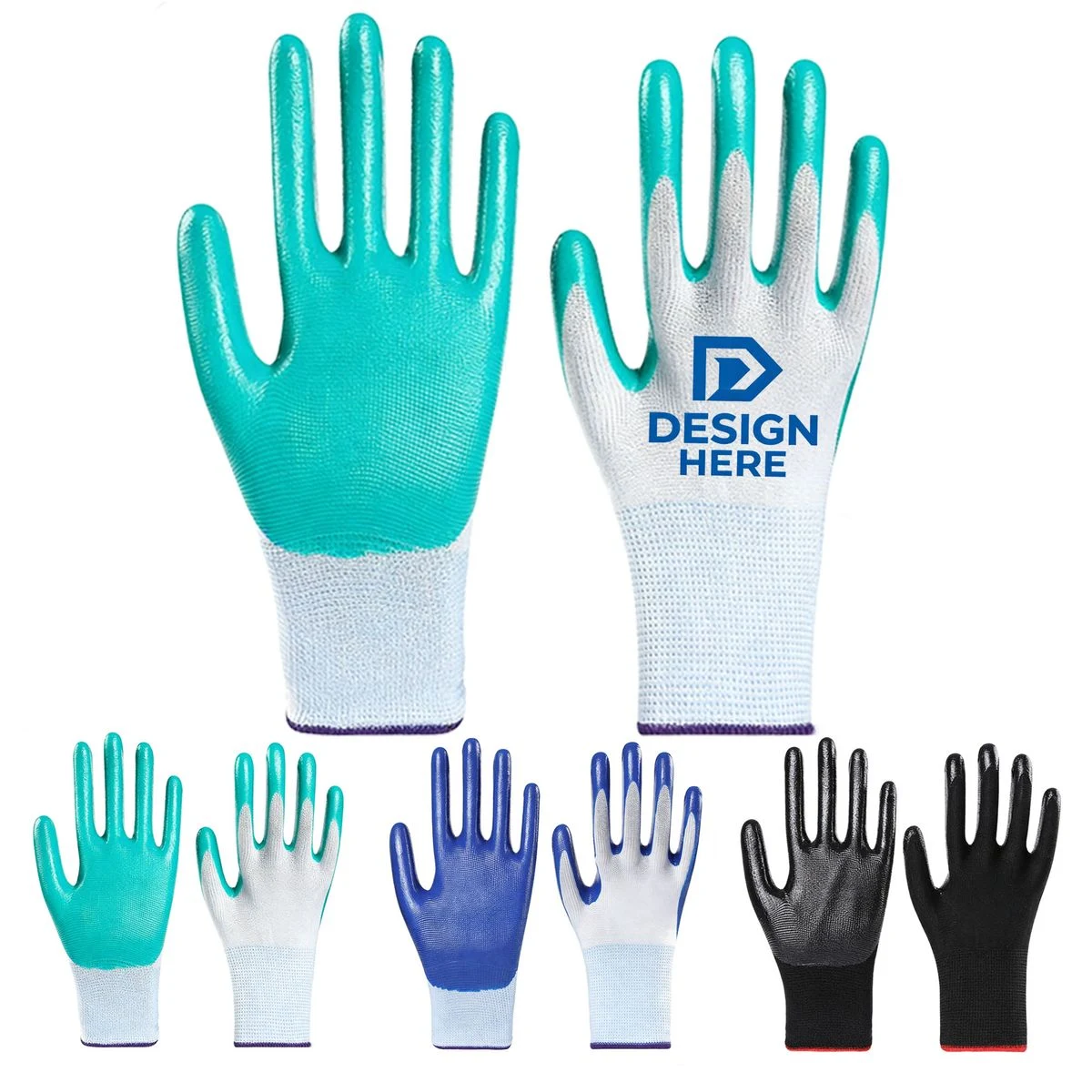 Reinforced Nitrile Coated Work Gloves 1