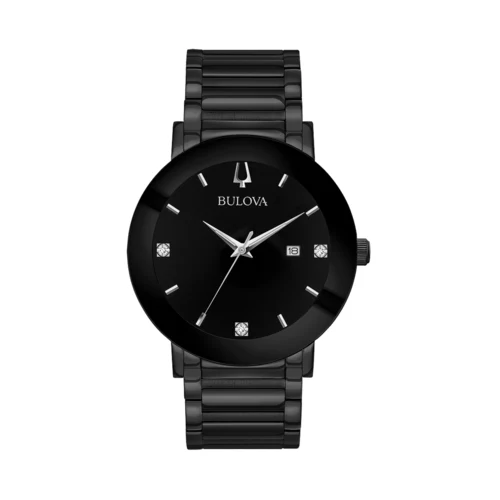 Bulova Men's Octava Crystal Stainless Steel Watch 1