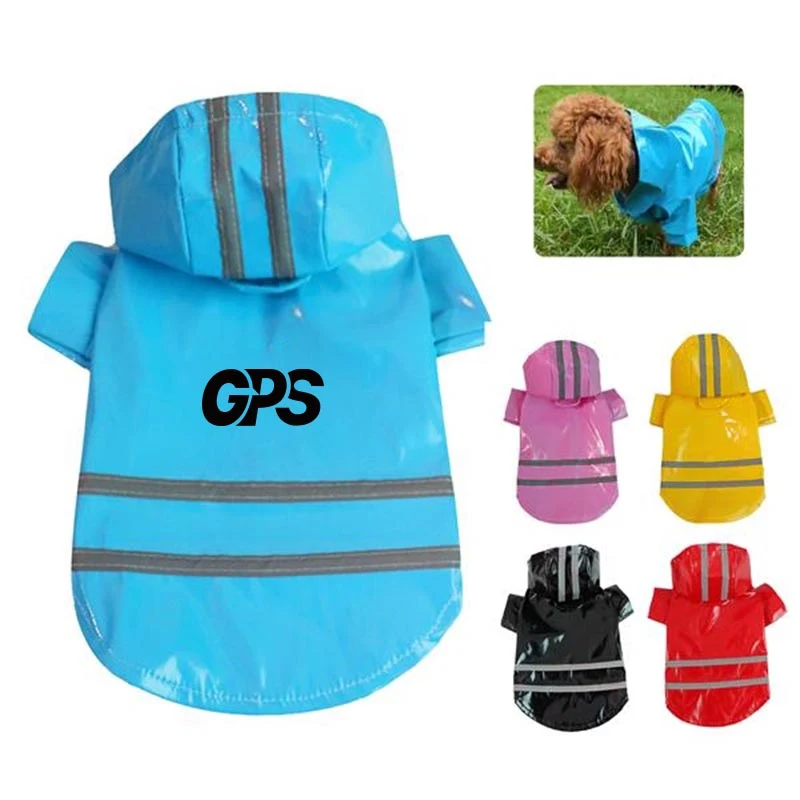 15 3/4 " Reflective Raincoat For Dogs 1