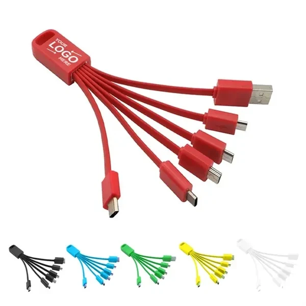 Custom 6 in 1 Universal USB Charging Cable Multi Connector — Corporate Tech Gift 1
