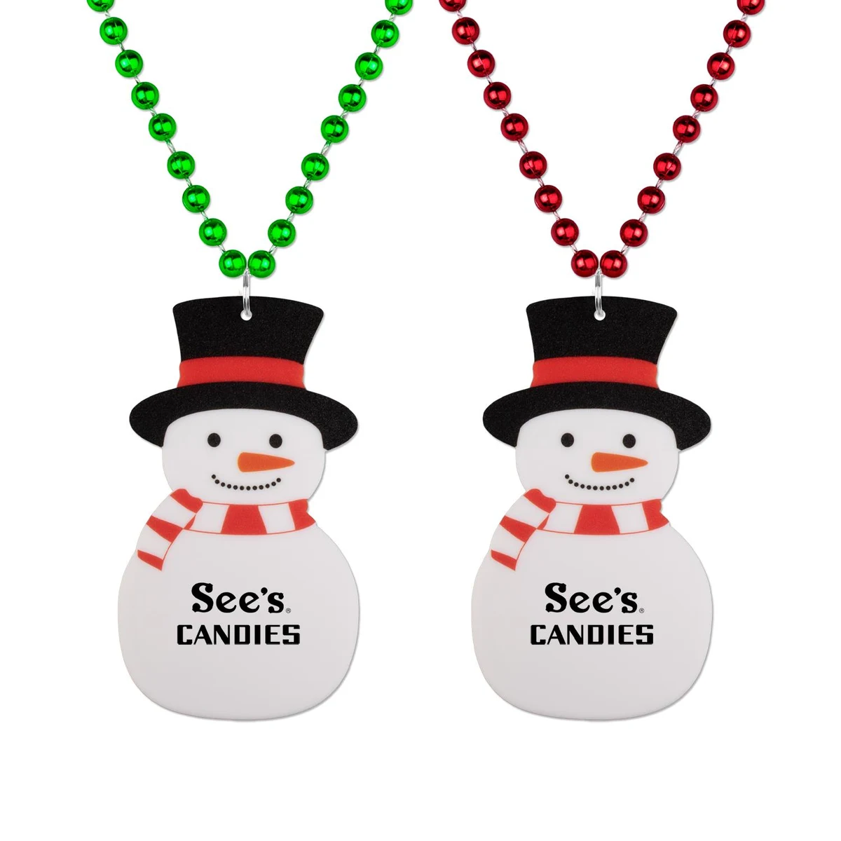 Snowman Medallion Beads 1