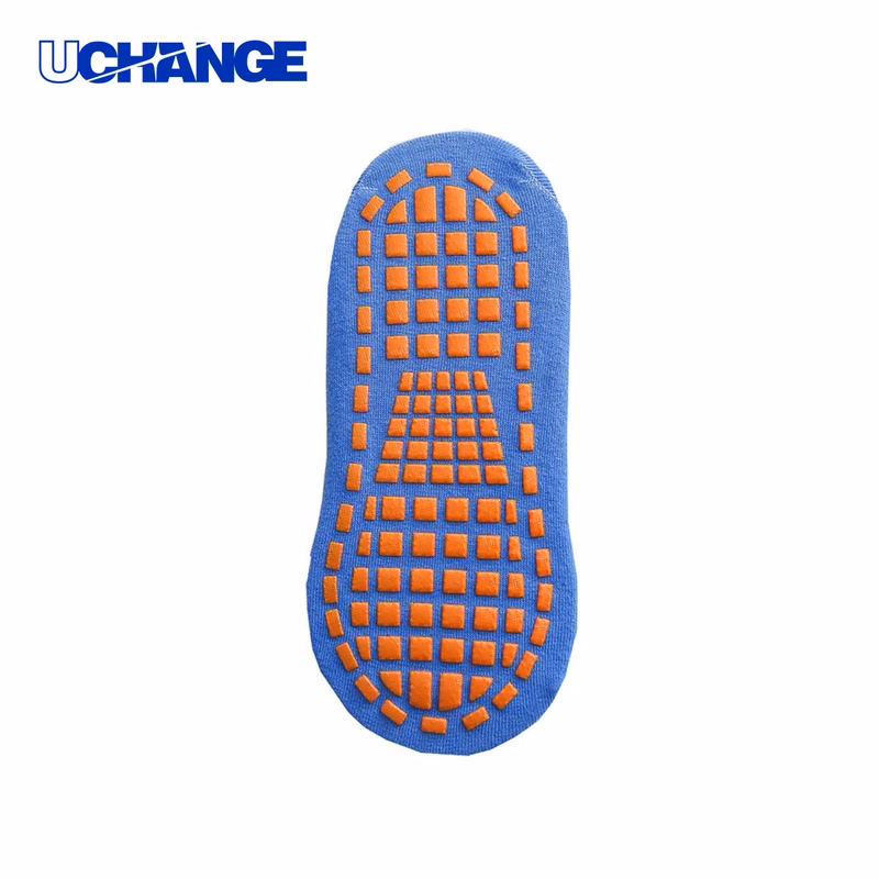 Poly Cotton Pilates Grip Sock Socks with Traction Dots