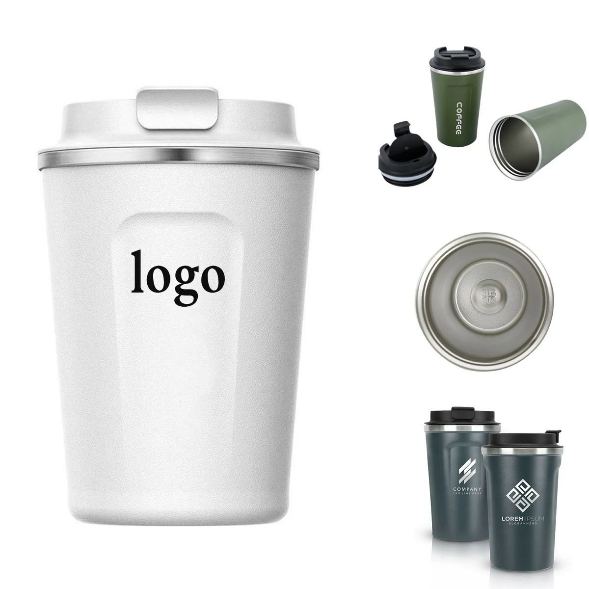 12 oz Stainless Steel Vacuum Insulated Tumbler with Lid
1