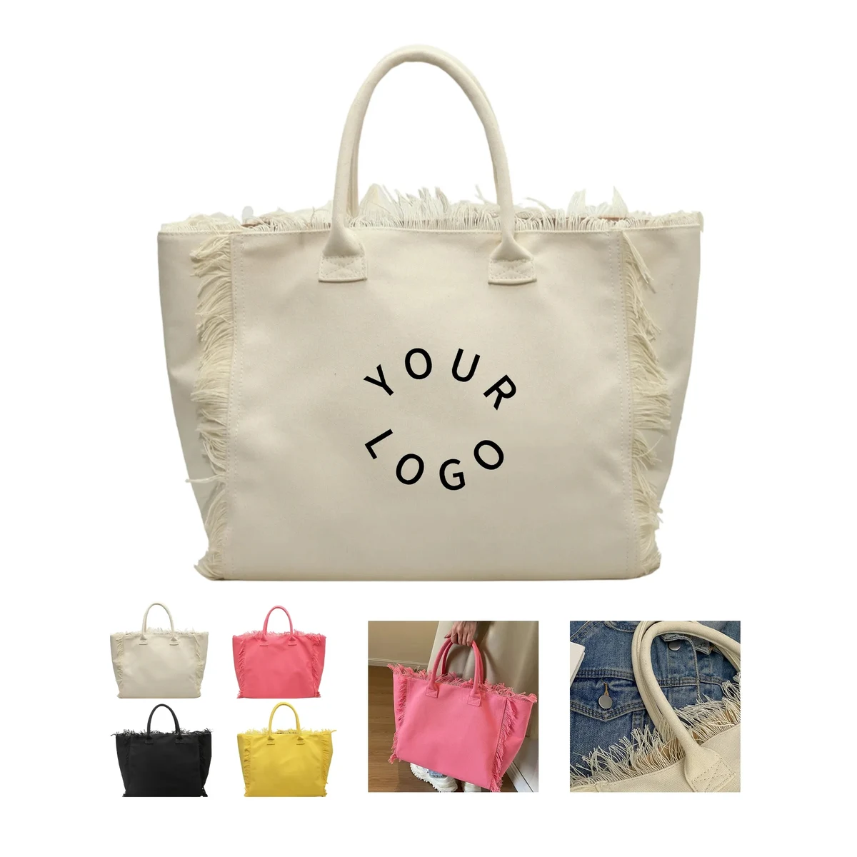 Polyester Fringe Tote 1