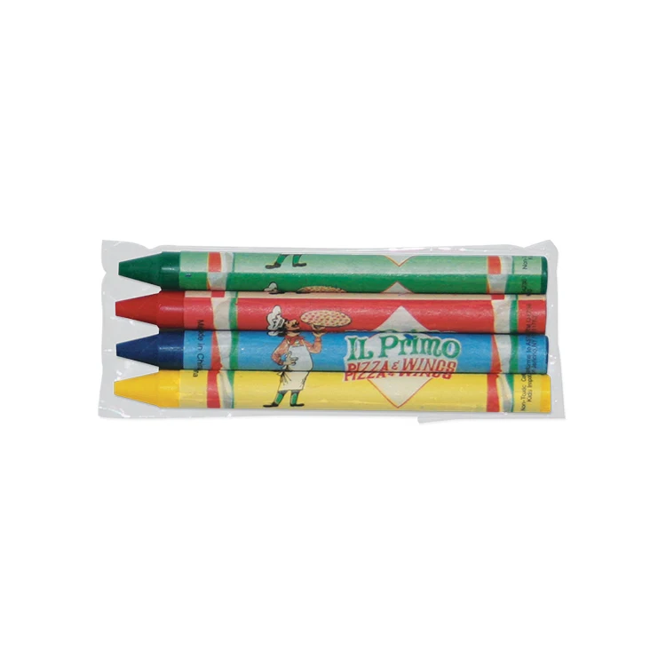4 Pack Custom Crayons in Cello Wrapper 1