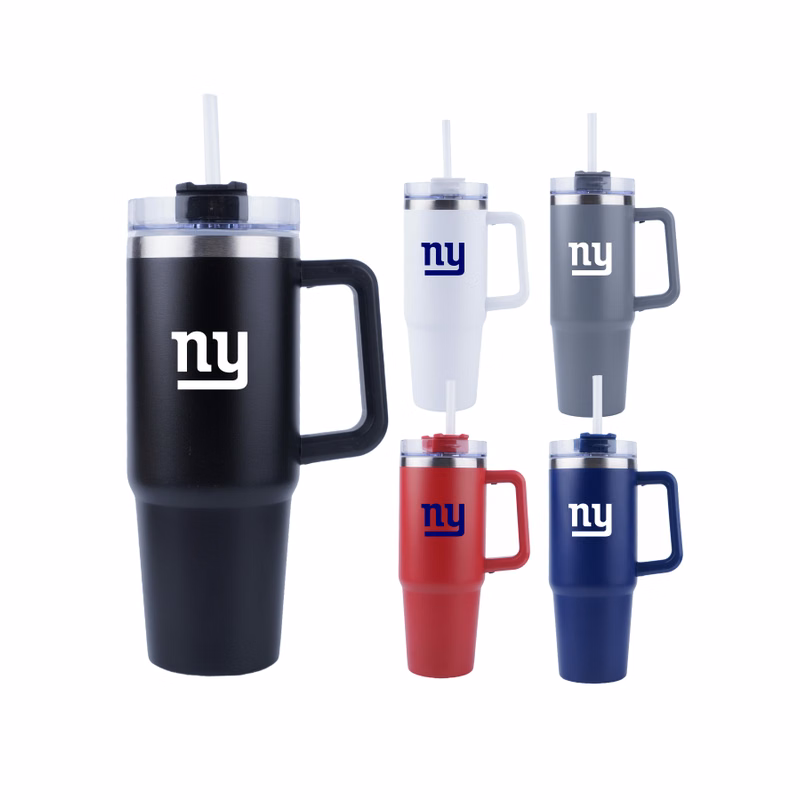 30oz SS Double Wall Vacuum Mug & Straw Lid with Twist Closure