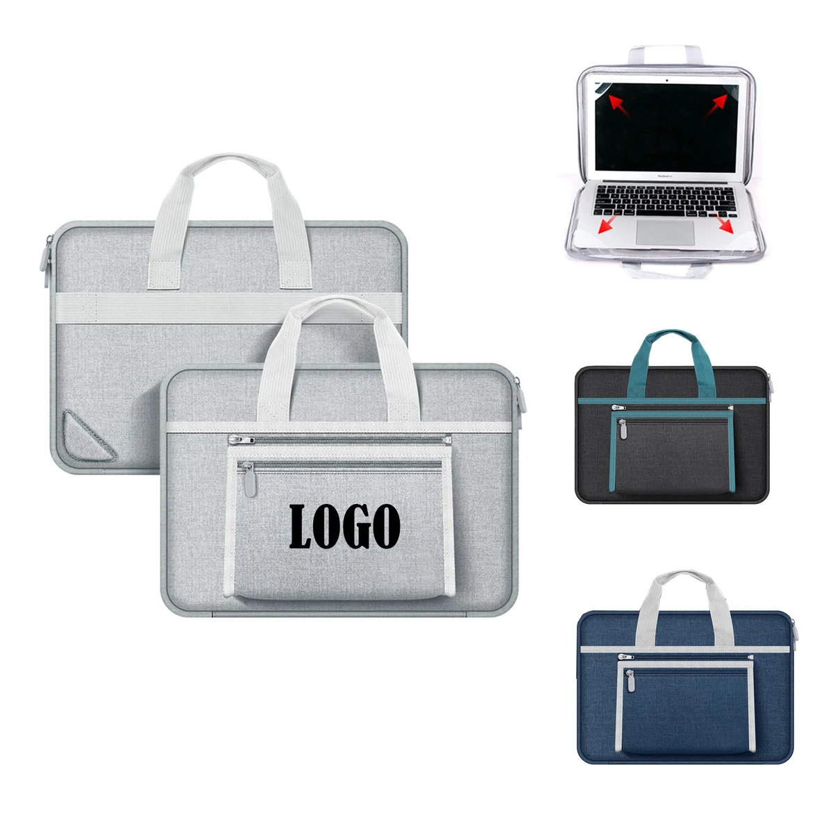 14 inch Laptop Bag with Removable Mouse Pouch 1