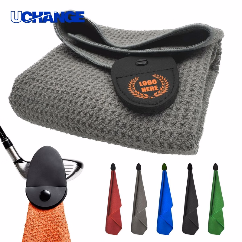 Microfiber Golf Towel Absorbent Cleaning Towel for Course Play