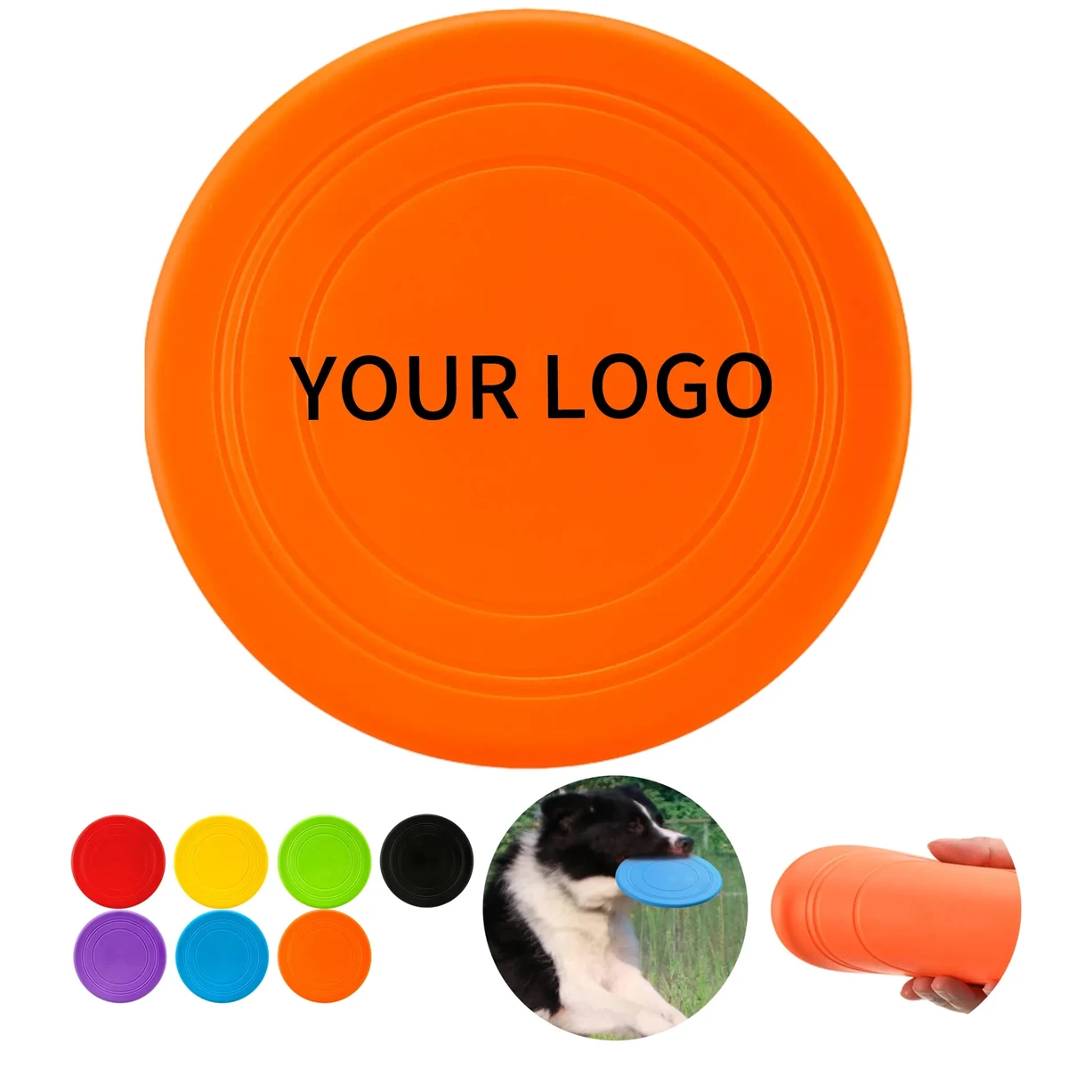 Soft Silicone Flying Disc Toy 7 Inch 1